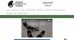 Desktop Screenshot of pointlomavetclinic.com